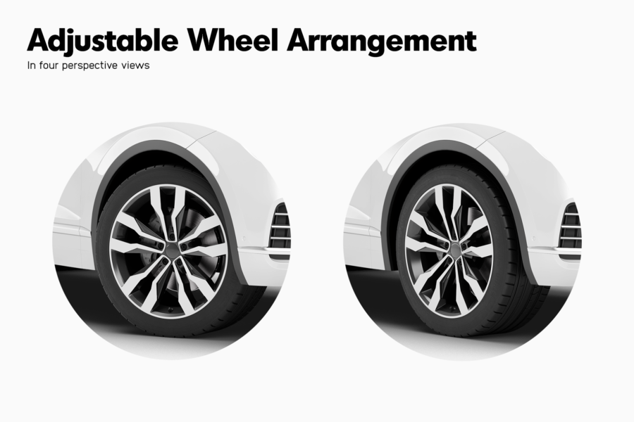 volkswagen touareg suv mockup