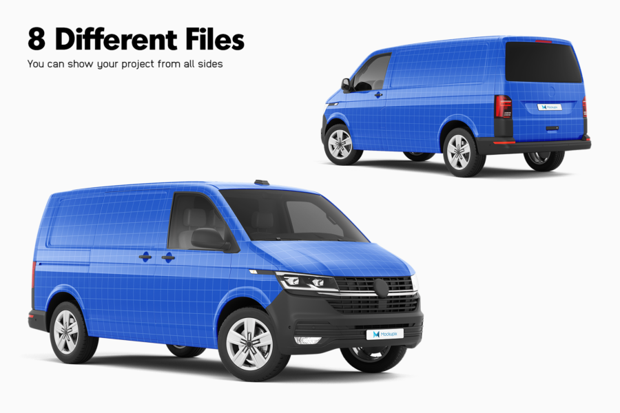 volkswagen transporter mockup