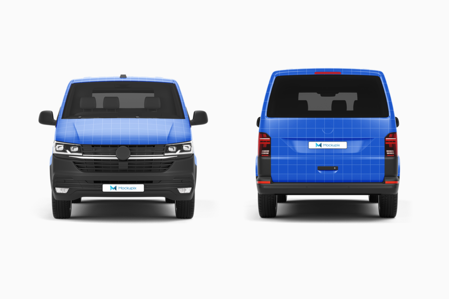 volkswagen transporter mockup