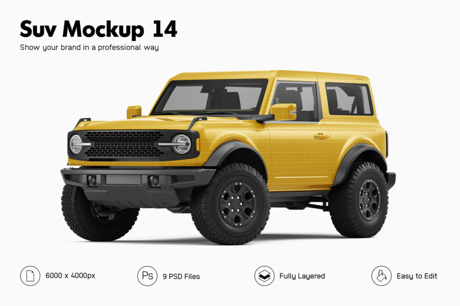 ford bronco mockup