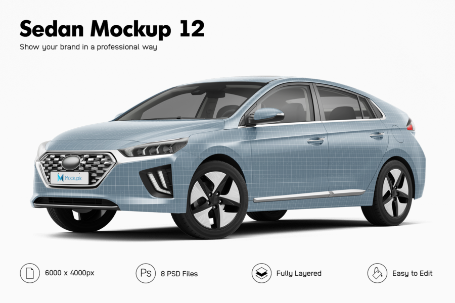 hyundai ioniq mockup