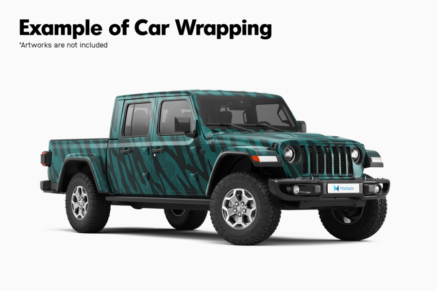 jeep gladiator mockup