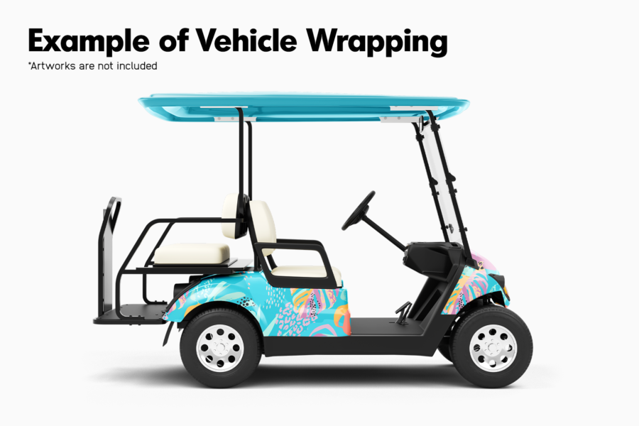 yamaha golf cart mockup