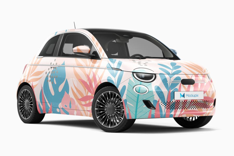 fiat 500 laprima mockup