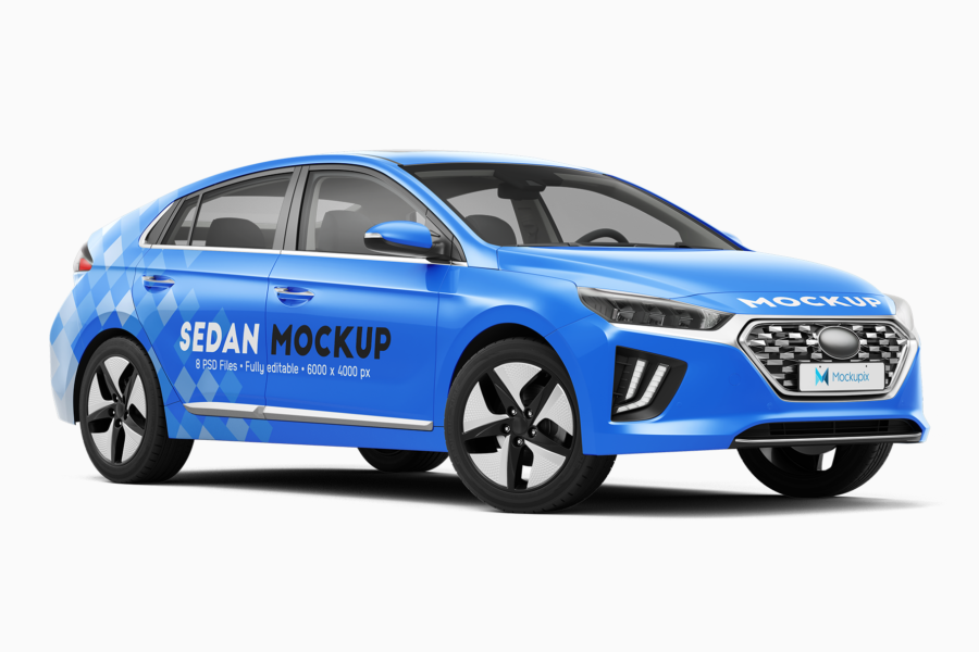 hyundai ioniq mockup