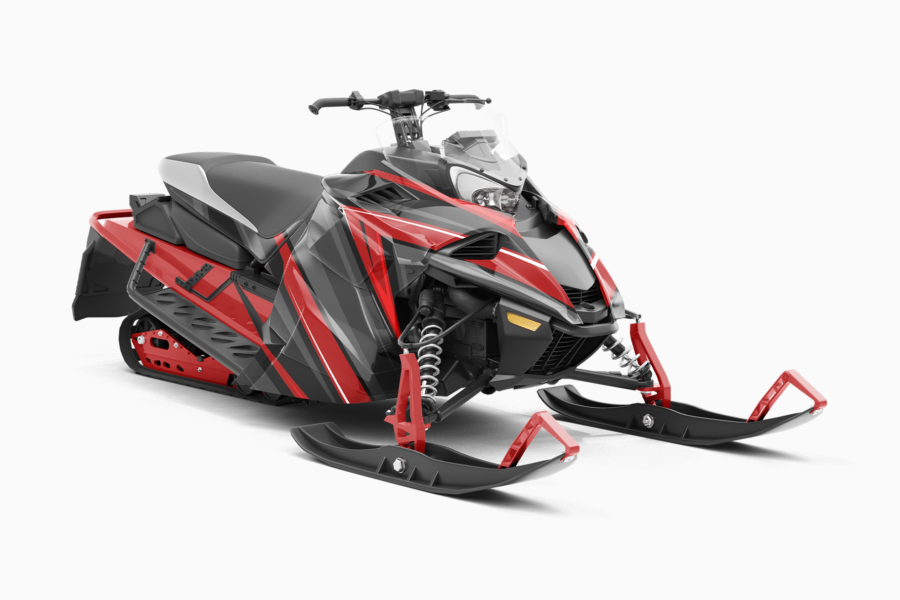 yamaha sidewinder snowmobile mockup