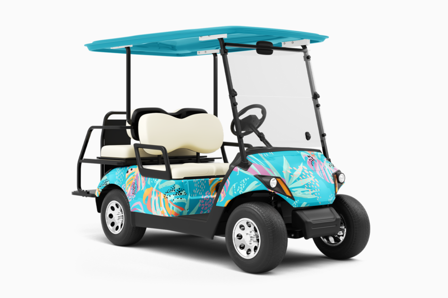 yamaha golf cart mockup