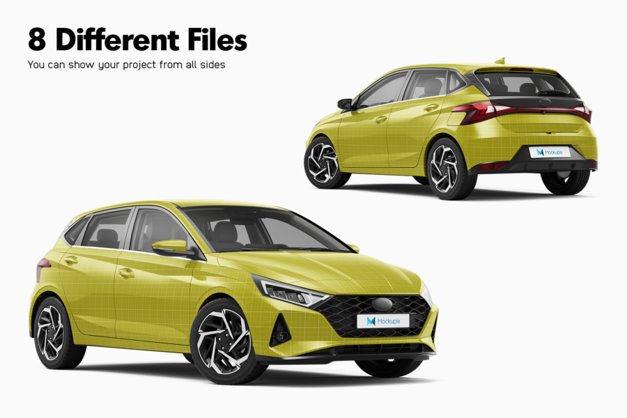 hyundai i20 mockup