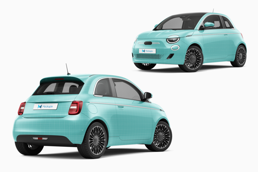 fiat 500 laprima mockup