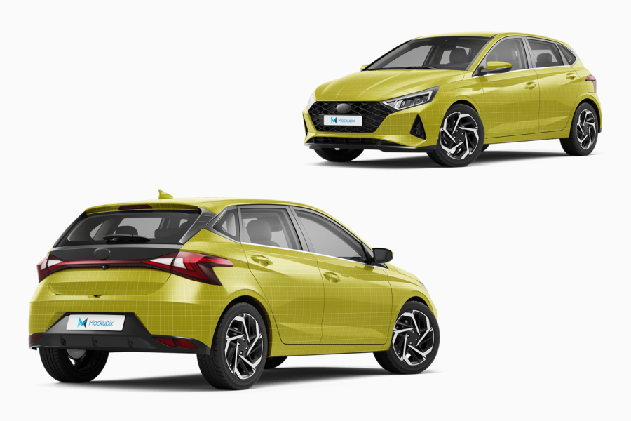 hyundai i20 mockup