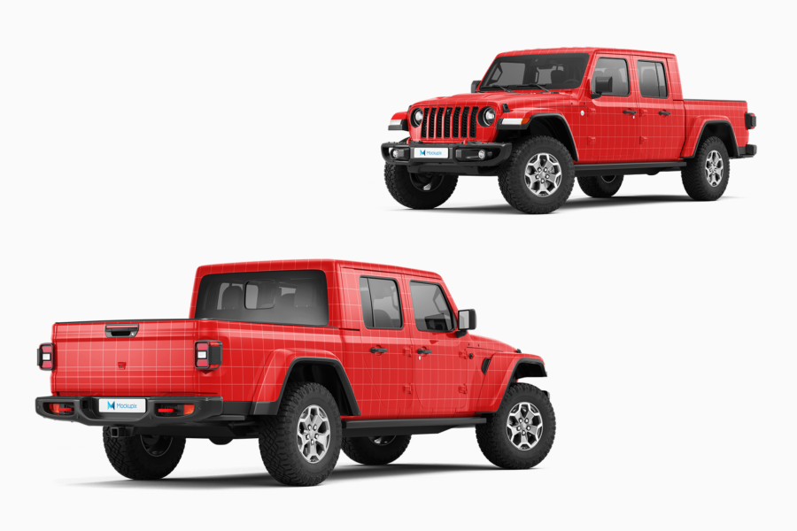 jeep gladiator mockup