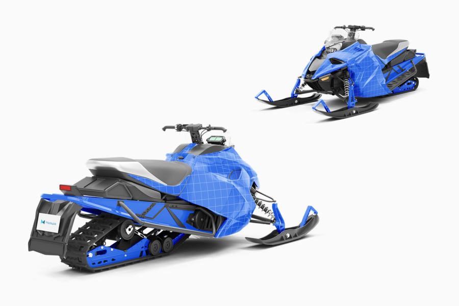 yamaha sidewinder snowmobile mockup