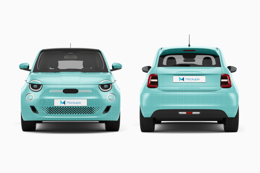 fiat 500 laprima mockup