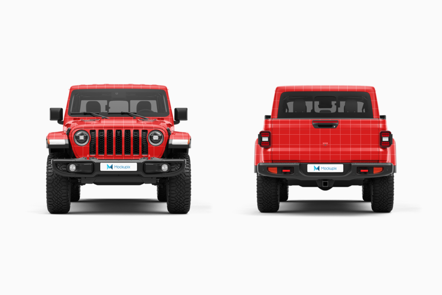 jeep gladiator mockup