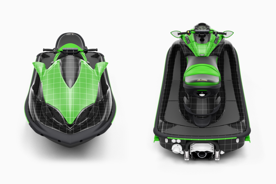 kawasaki jet ski mockup