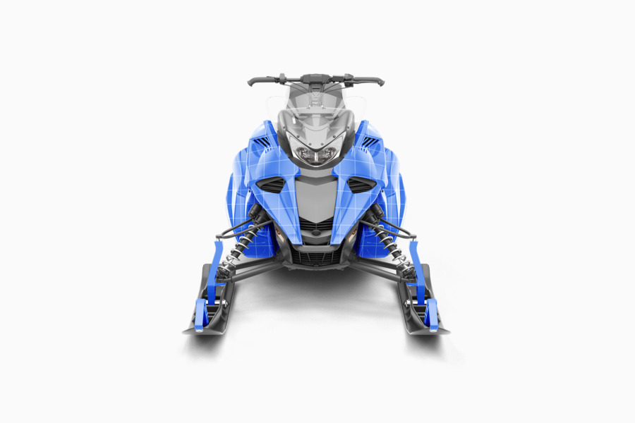 yamaha sidewinder snowmobile mockup