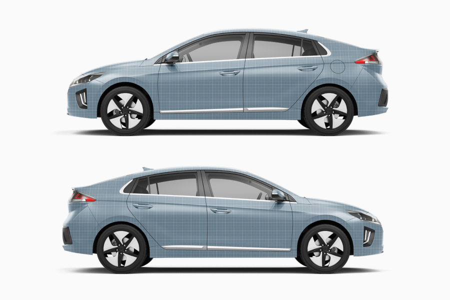 hyundai ioniq mockup