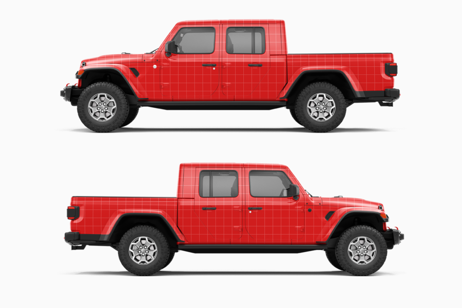 jeep gladiator mockup