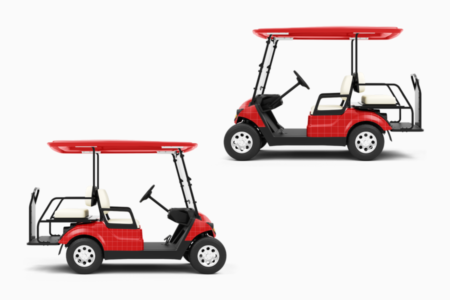 yamaha golf cart mockup