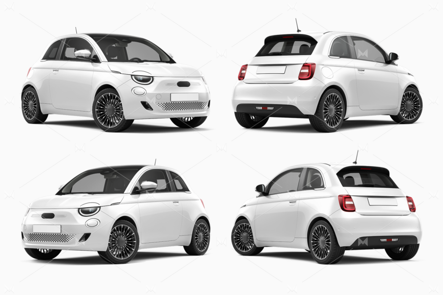 fiat 500 laprima mockup