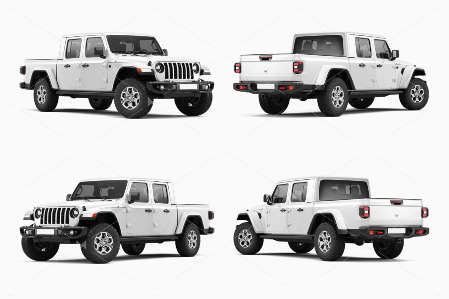 jeep gladiator mockup