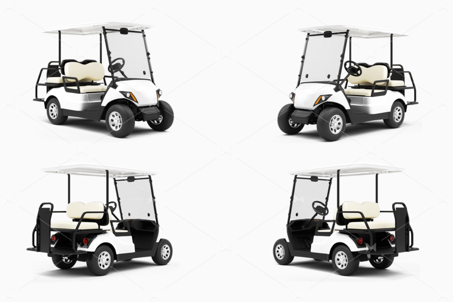 yamaha golf cart mockup