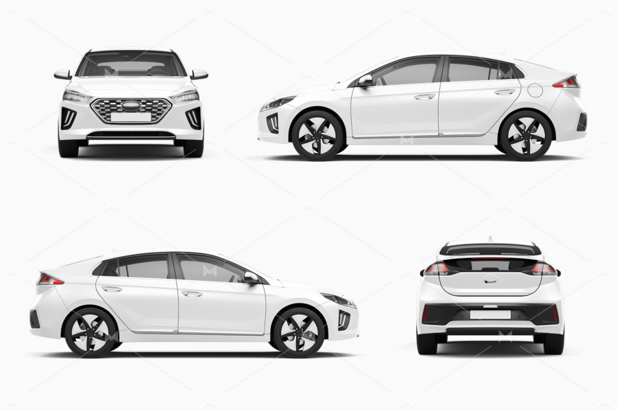 hyundai ioniq mockup