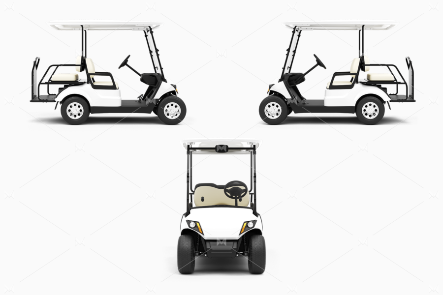 yamaha golf cart mockup