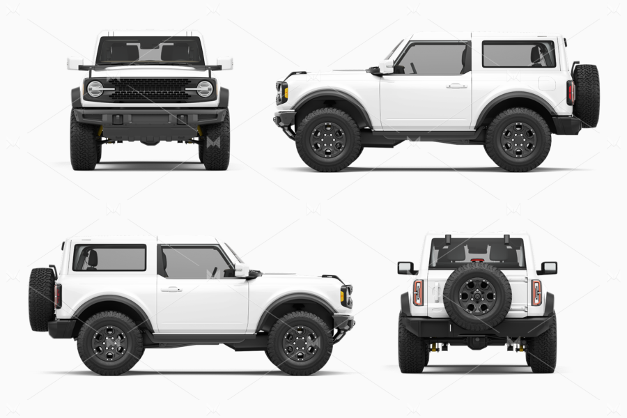 ford bronco mockup