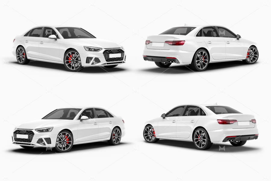 audi s4 car mockup