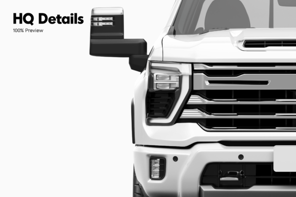 chevrolet silverado 2025 truck mockup