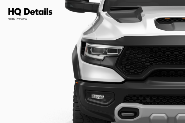 dodge ram trx truck mockup