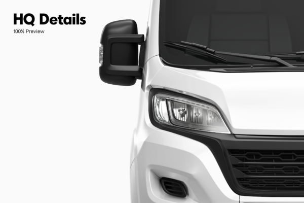 fiat ducato van mockup