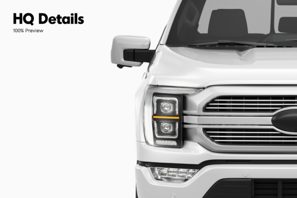 ford f150 limited truck mockup