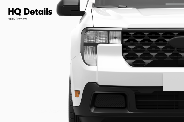 Ford Maverick Truck Mockup