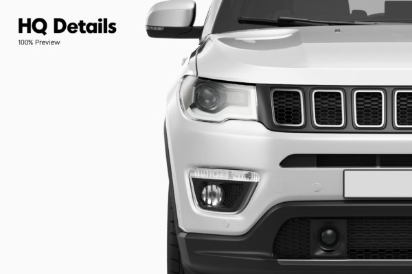 jeep compass suv mockup