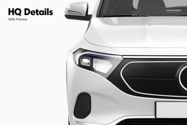 mercedes eqa electric mockup