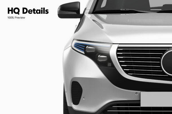 Mercedes EQC Electric Suv Mockup