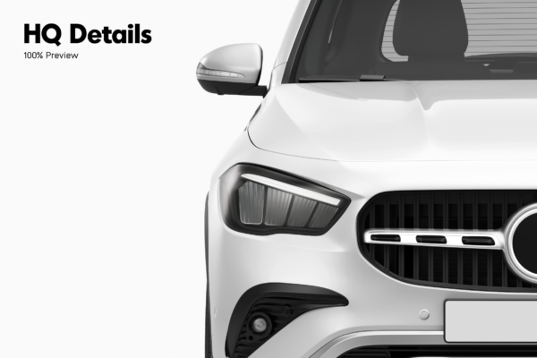 mercedes gla suv mockup