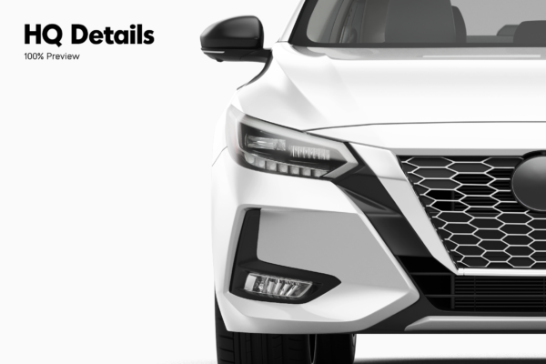 nissan sentra car mockup