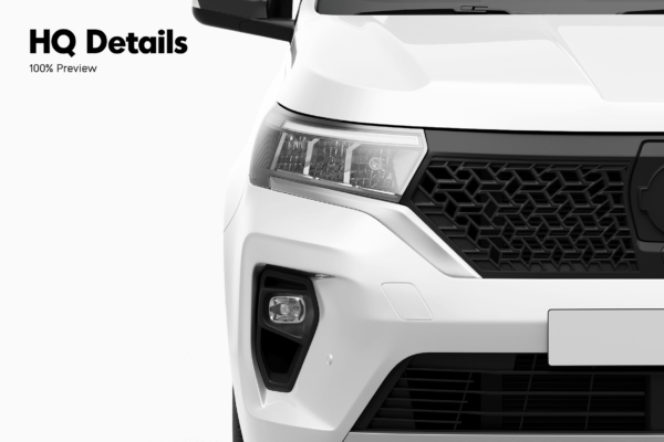 nissan townstar electric van mockup