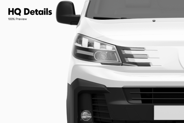 peugeot expert van mockup