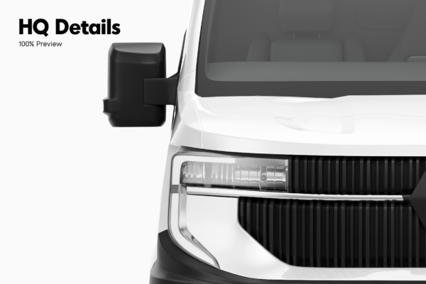 renault master van mockup