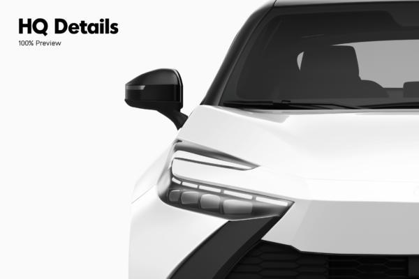 toyota chr suv mockup