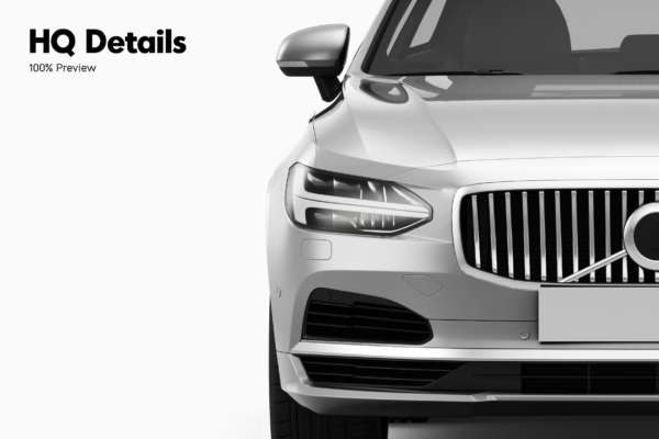 volvo v90 car mockup