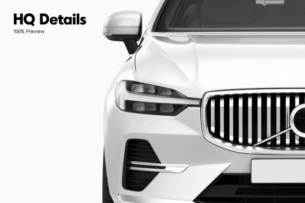 volvo xc60 suv mockup