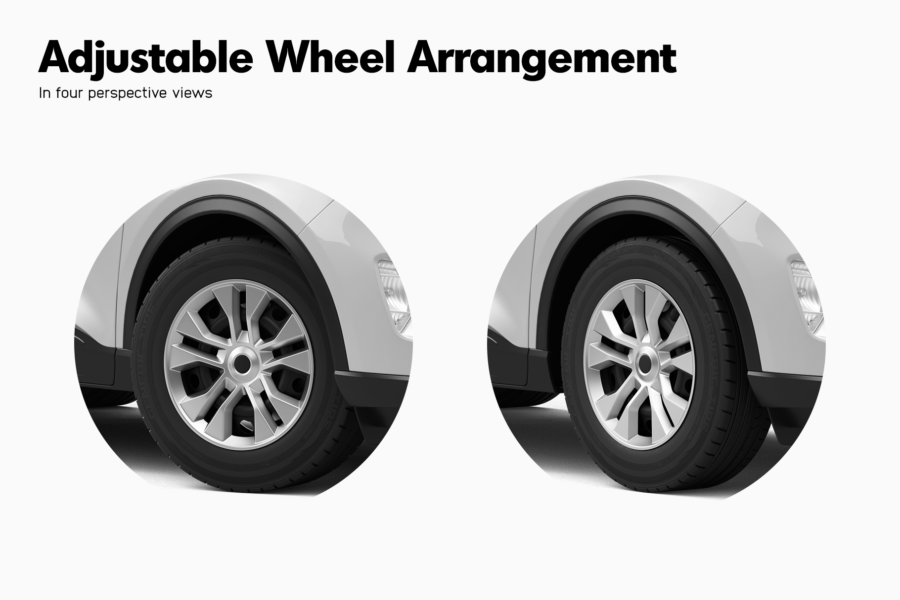 ford kuga suv mockup
