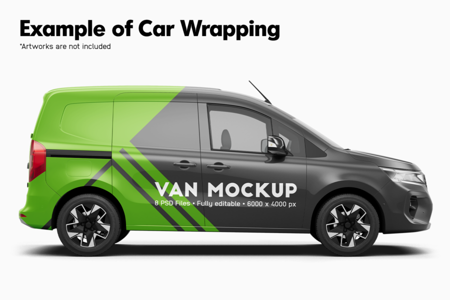 nissan townstar electric van mockup