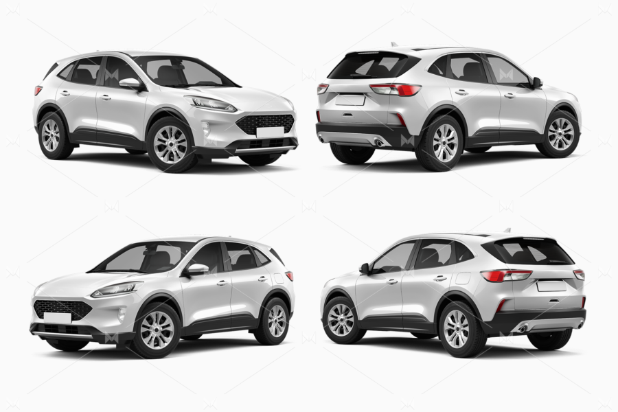 ford kuga suv mockup